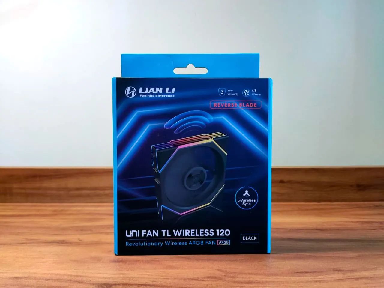 NOVO | Lian Li UNI FAN TL Wireless Reverse Blade 120mm PRETO
