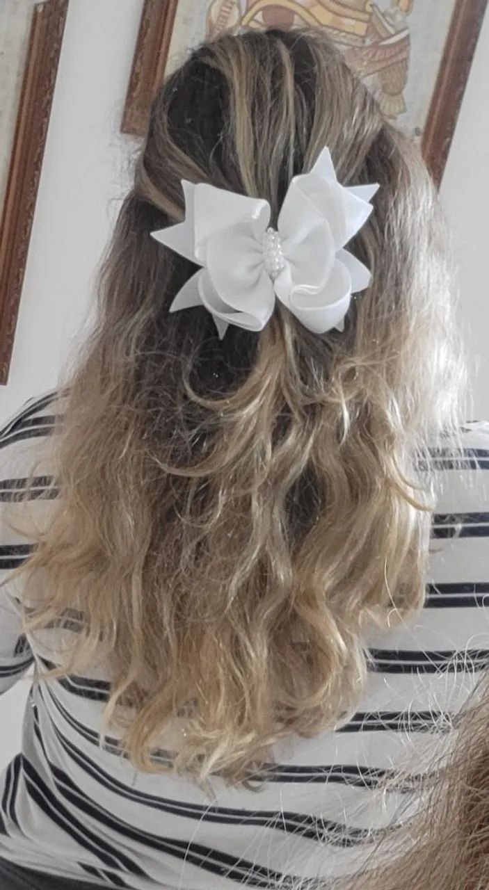 Presilha laço de cabelo  - Foto 4