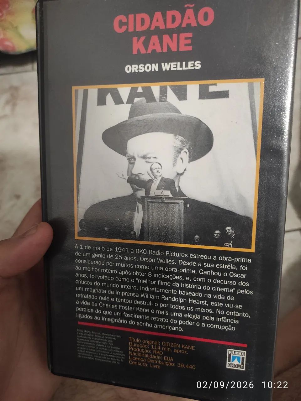 VHS cidadão Kane  - Foto 2