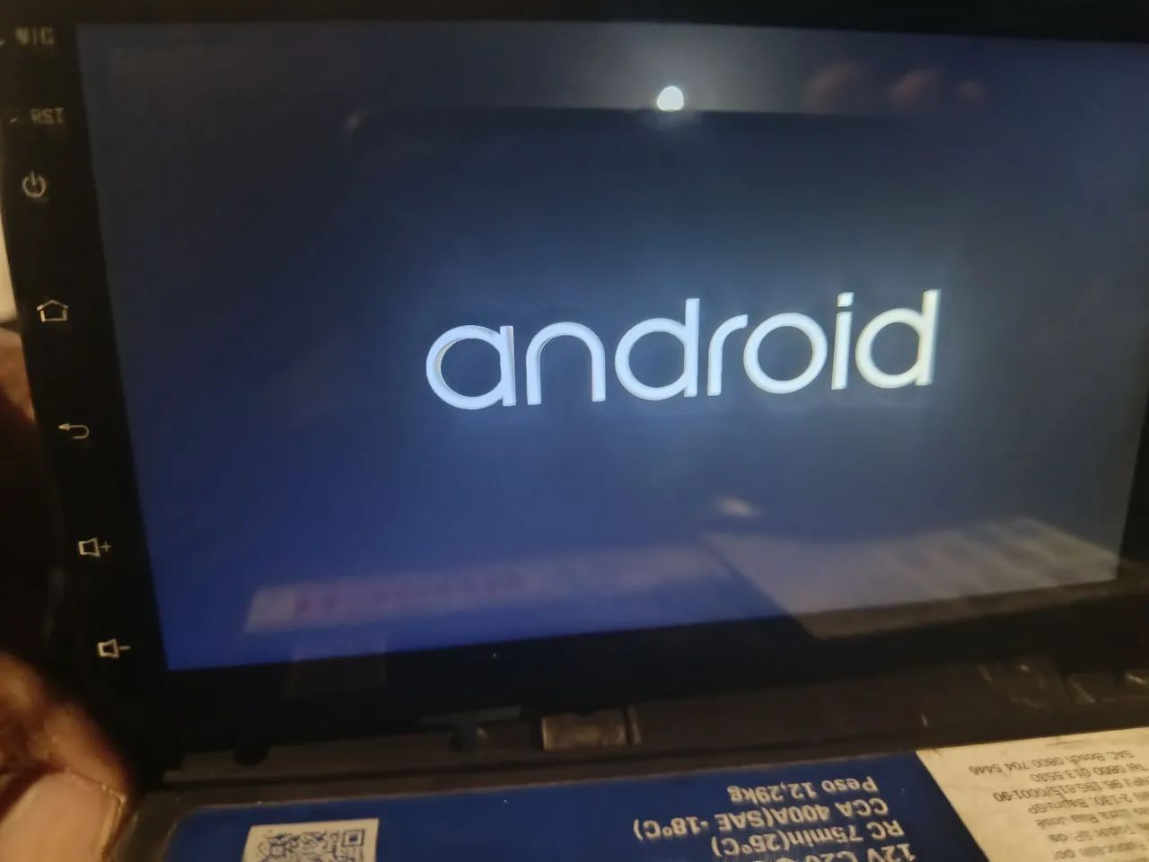 Central multimídia Android para carro usada funcionando  - Foto 2