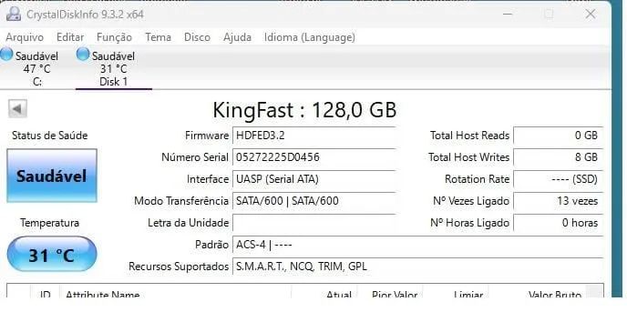 2 SSD's de 120 Gb 