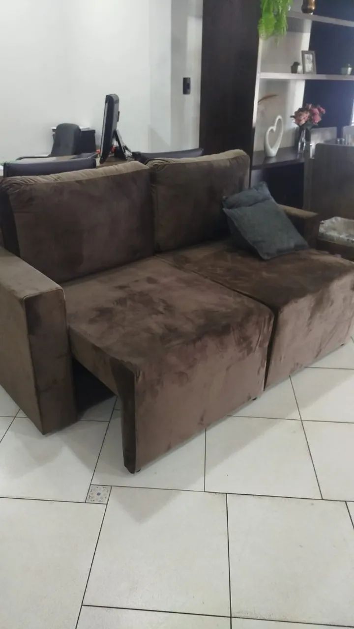 SOFÁ REFORMADO TECIDO NOVO 899,99
