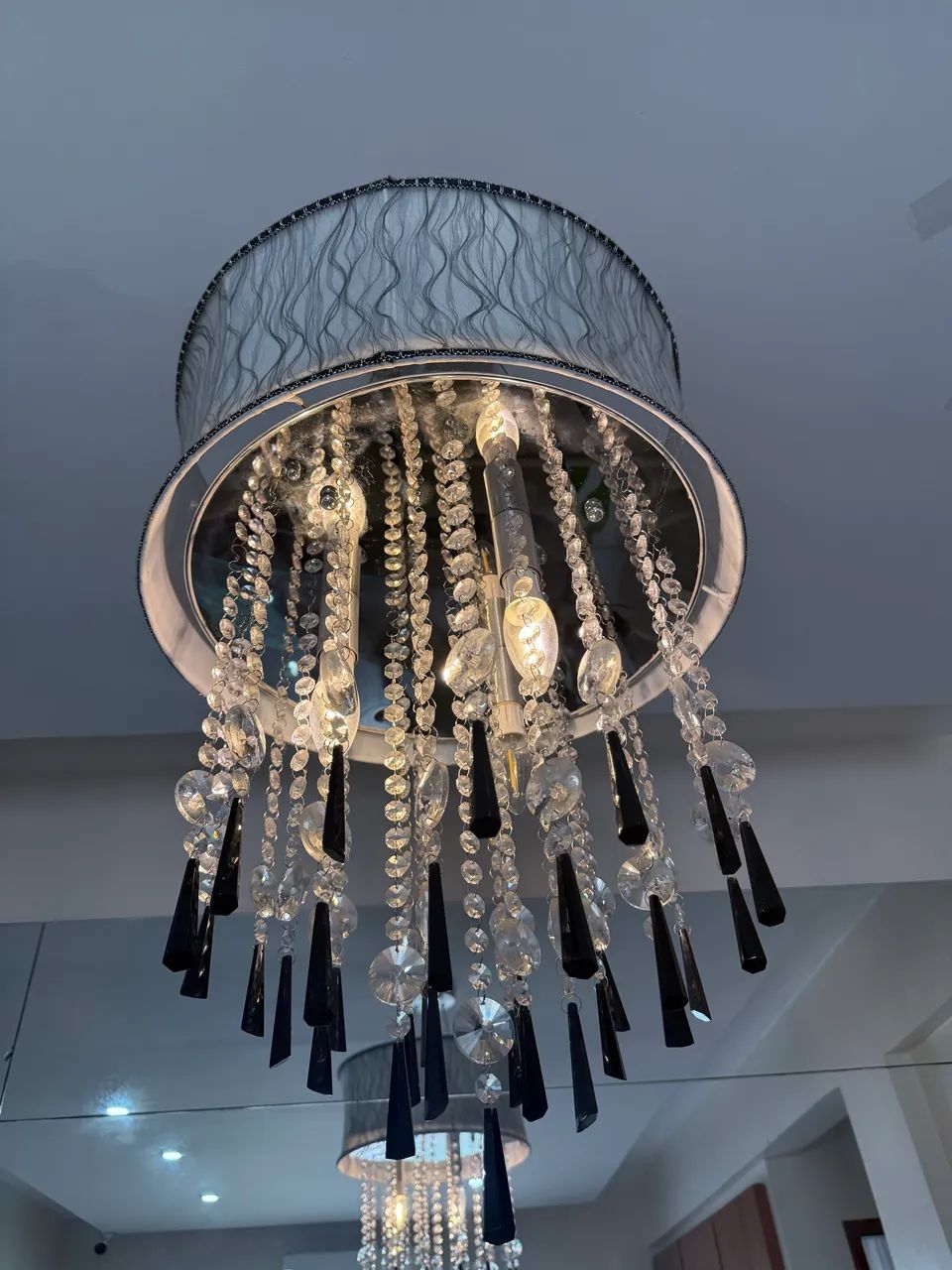 Lustre pendente de cristal - Foto 4