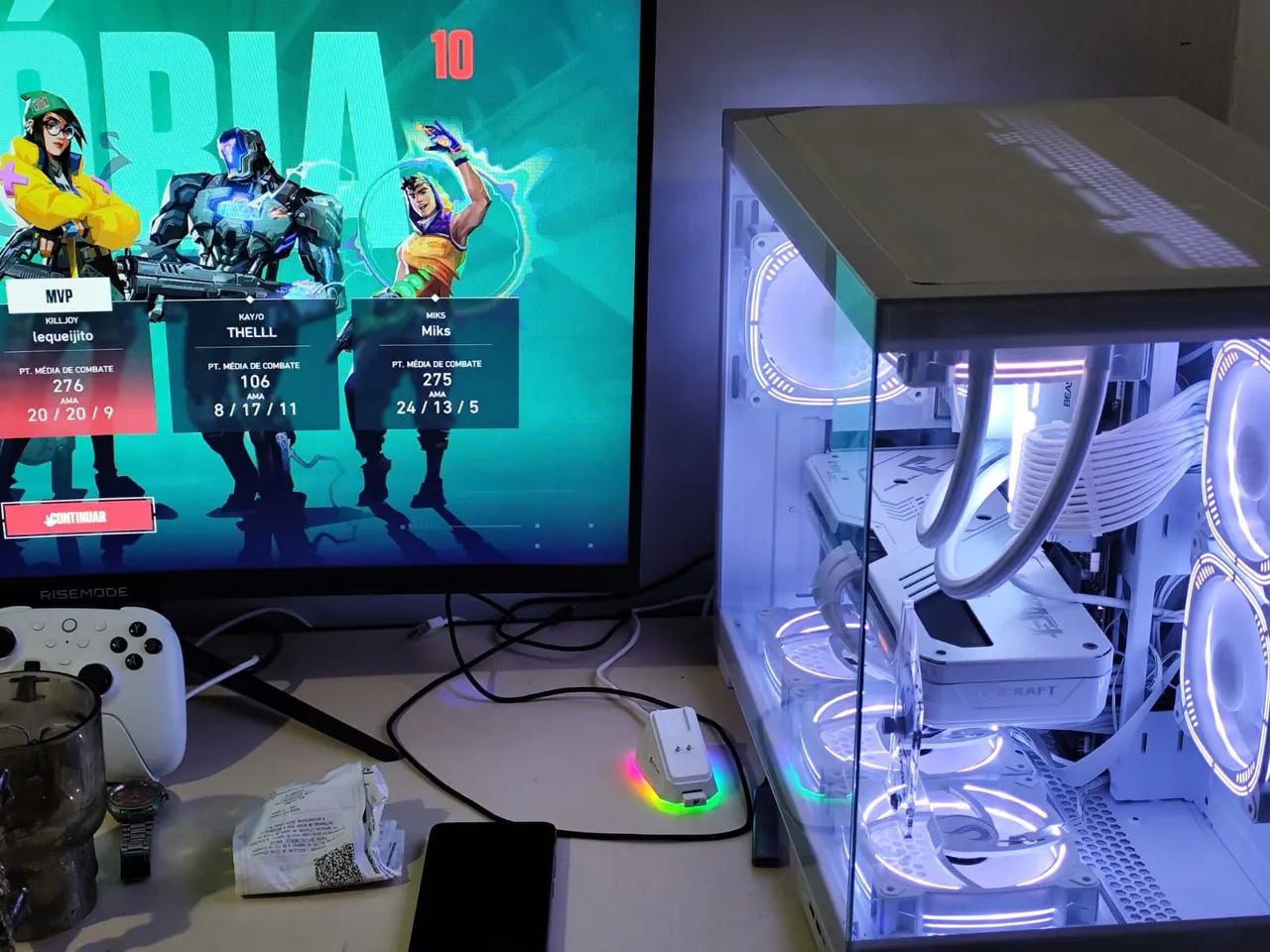 PC GAMER Branco  - Foto 2