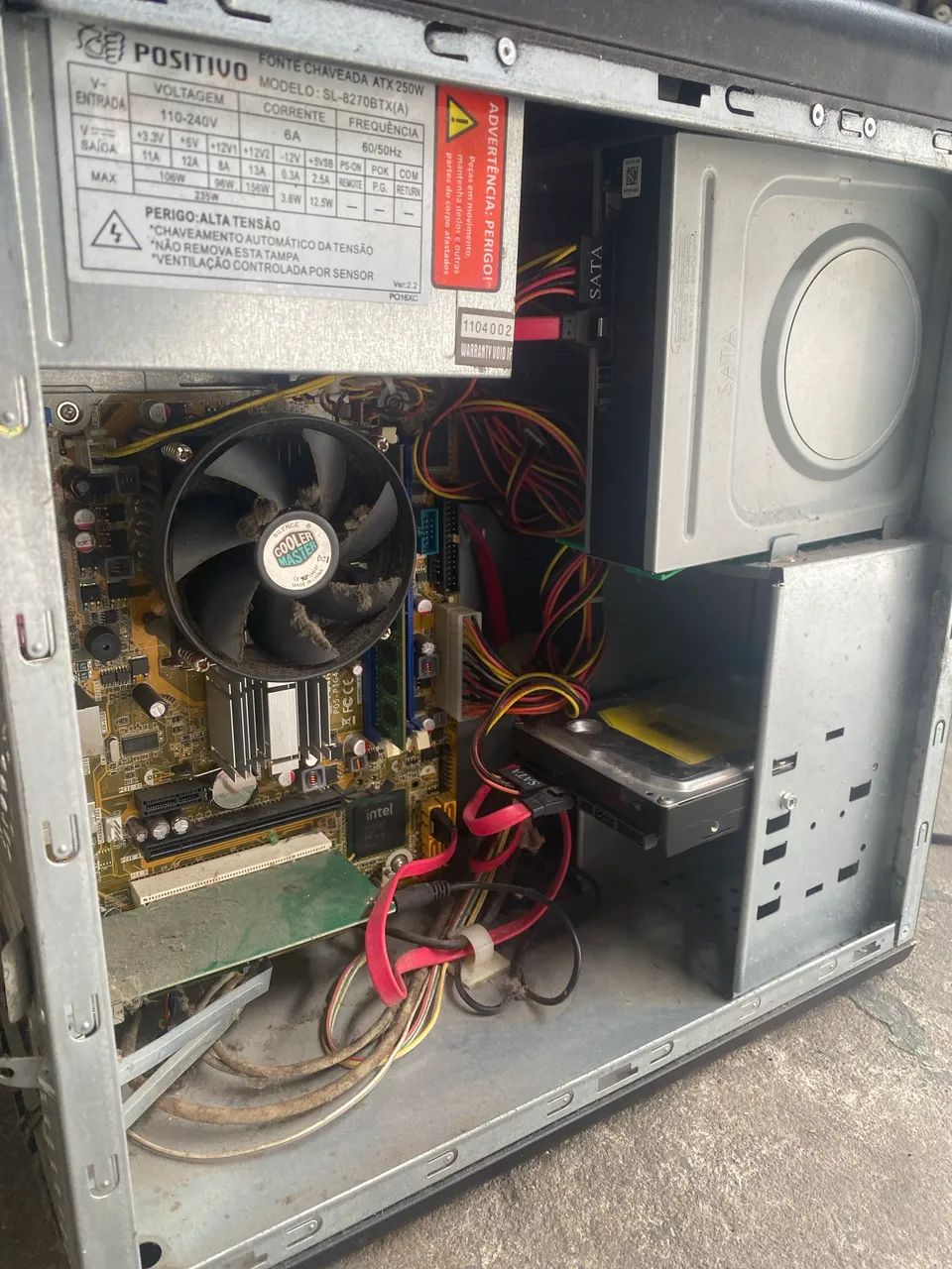 CPU para computador, com todos os cabos completos - Foto 2
