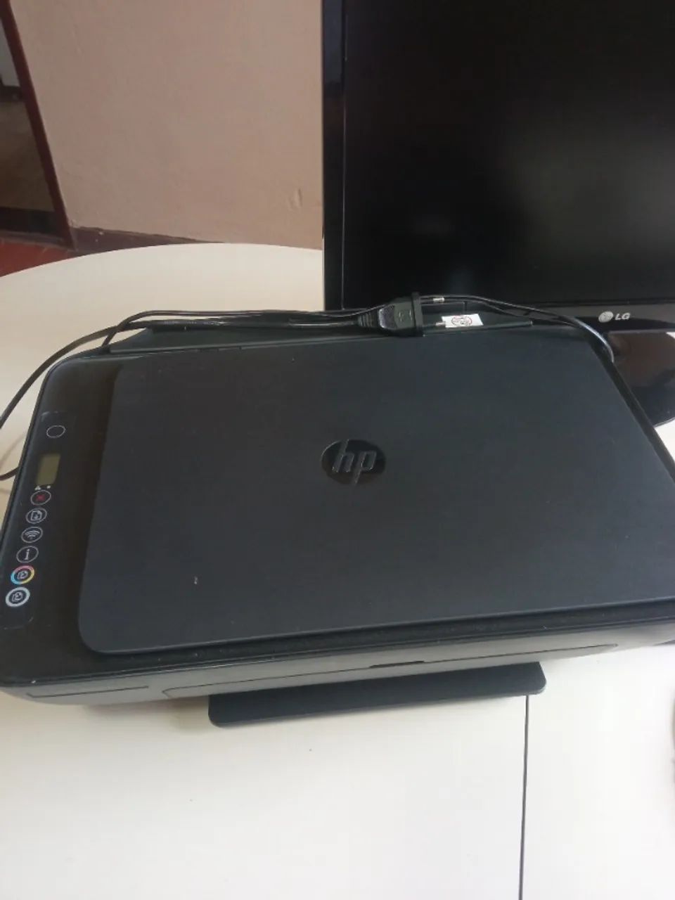 Monitor TV, Impressora, mouse e teclado 