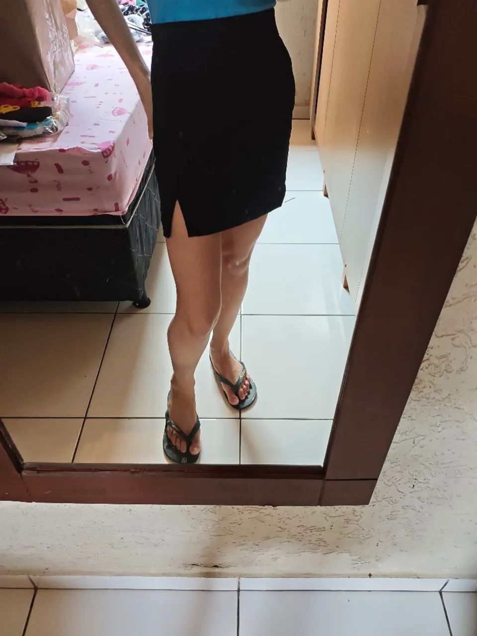 Saia preta básica - Foto 4