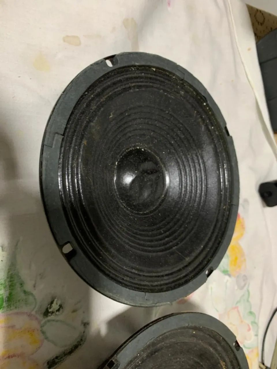 Par de Alto-falantes funcionando usados e antigo 8 0hms 8 polegadas - Foto 5