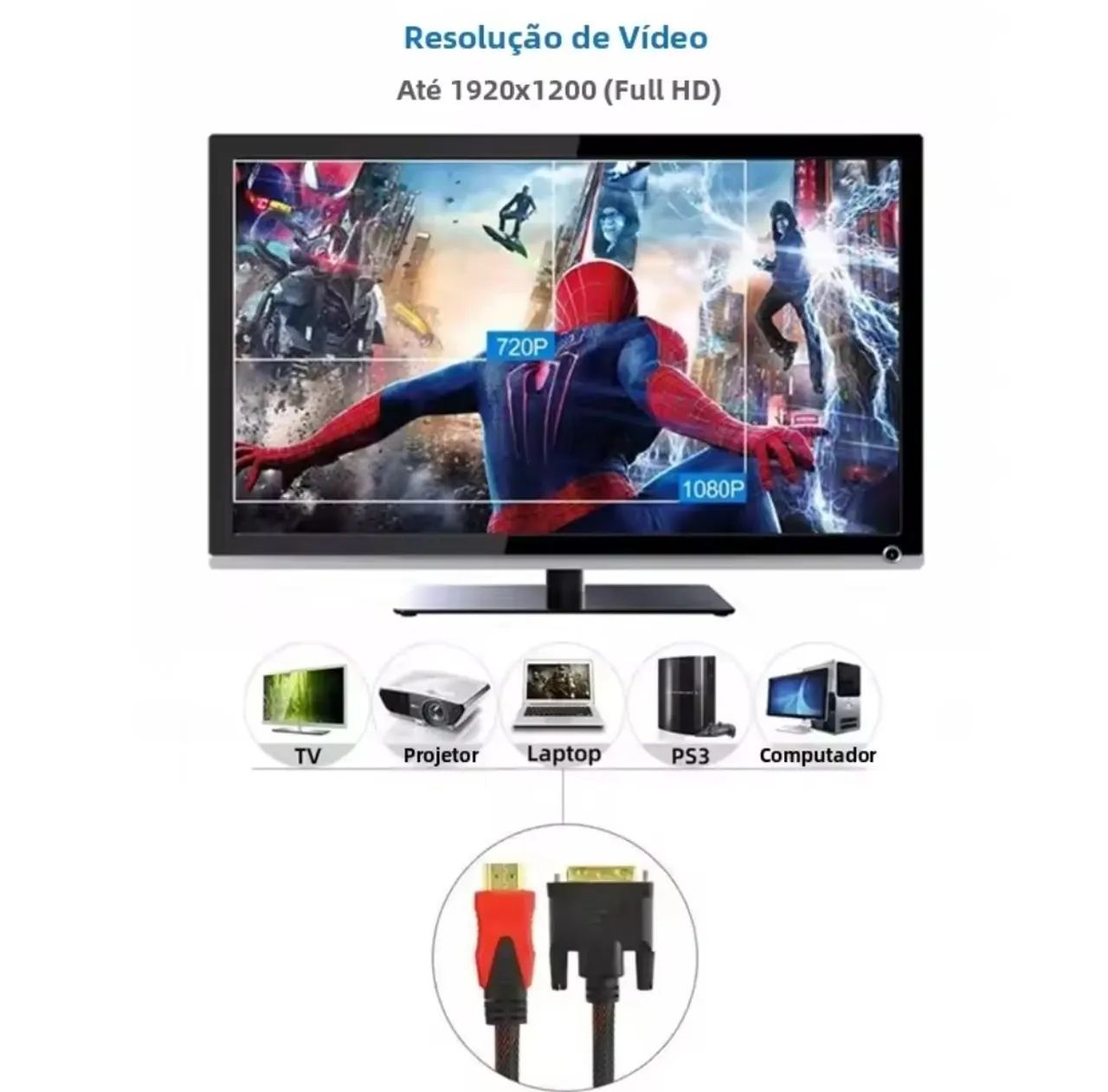 Conversor DVI para HDMI  - Foto 5