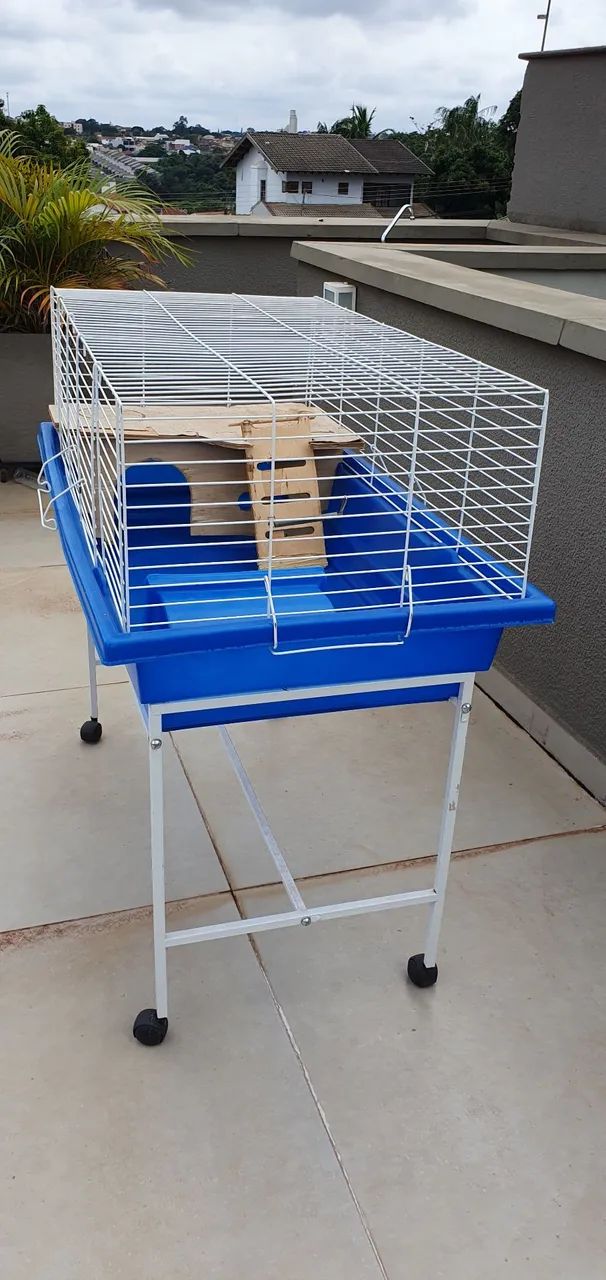 Gaiola grande para coelhos e roedores - Foto 3