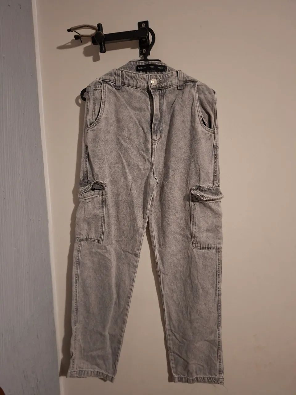Calça Cargo; Renner; Lavagem Cinza!