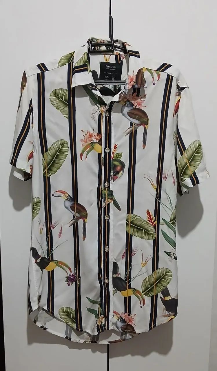 Camisa masculina Veste até Tam 36