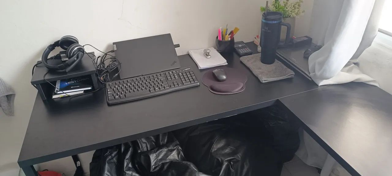 Mesa de Escritório em L em MDF  - Foto 4
