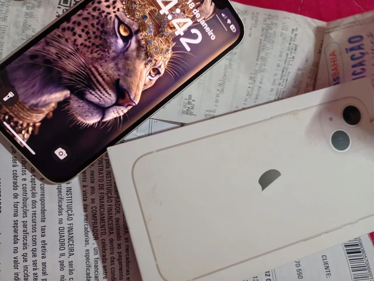 Iphone 13 branco normal 