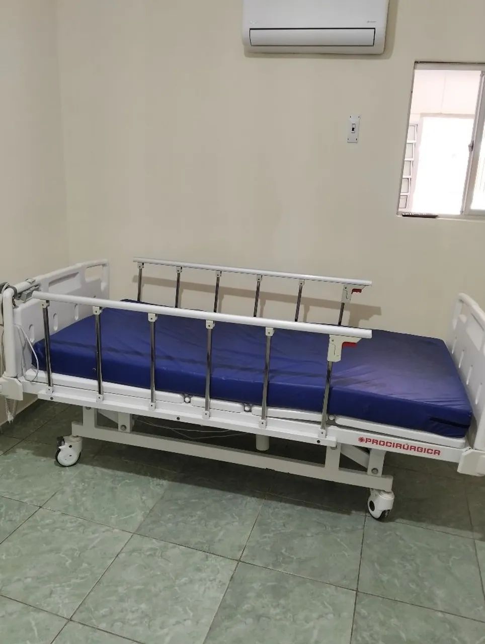 Cama hospitalar solteiro  com colchão pneumático  - Foto 2