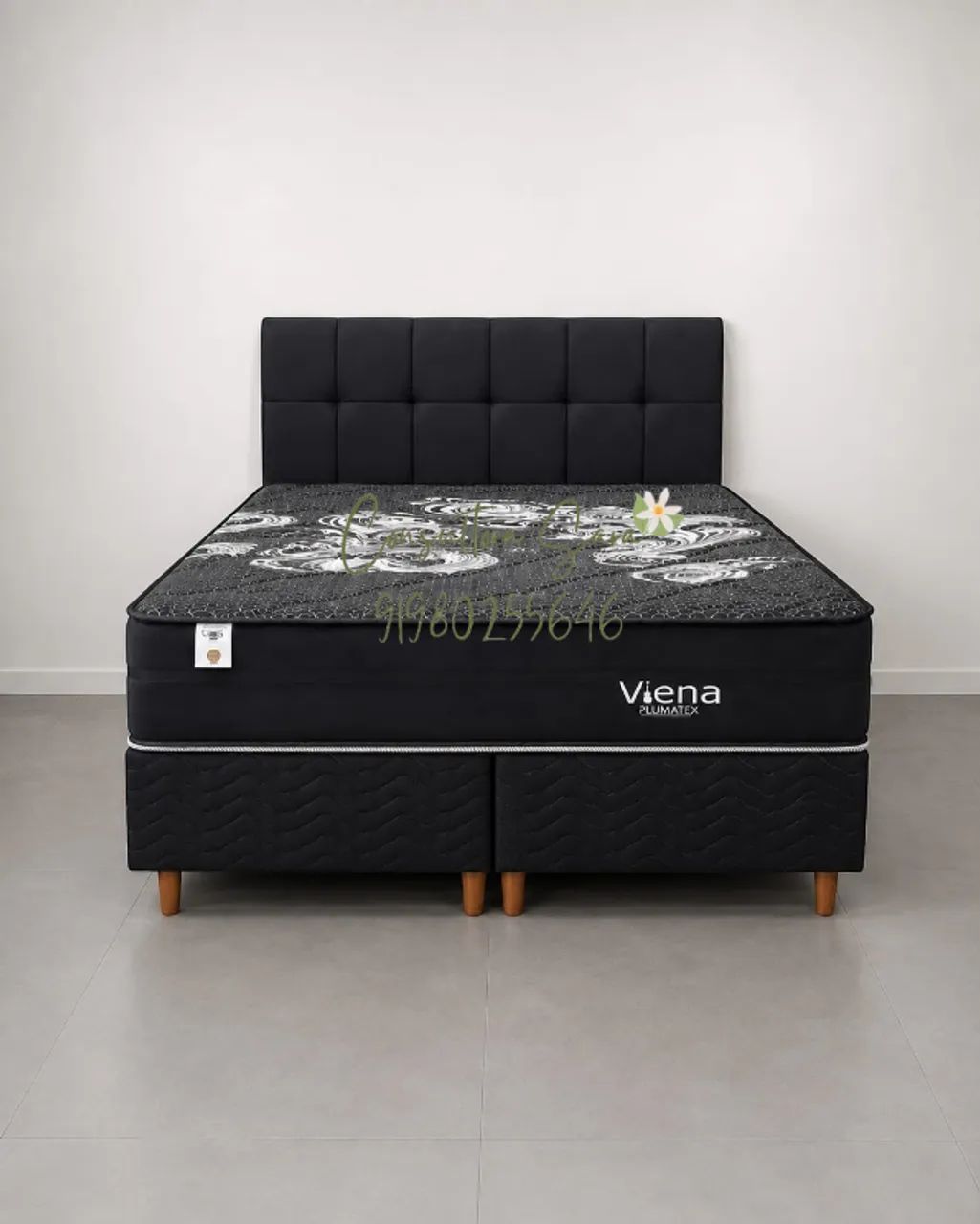 CAMA BOX QUEEN MOLAS ENSACADAS DISPONÍVEL À PRONTA-ENTREGA 