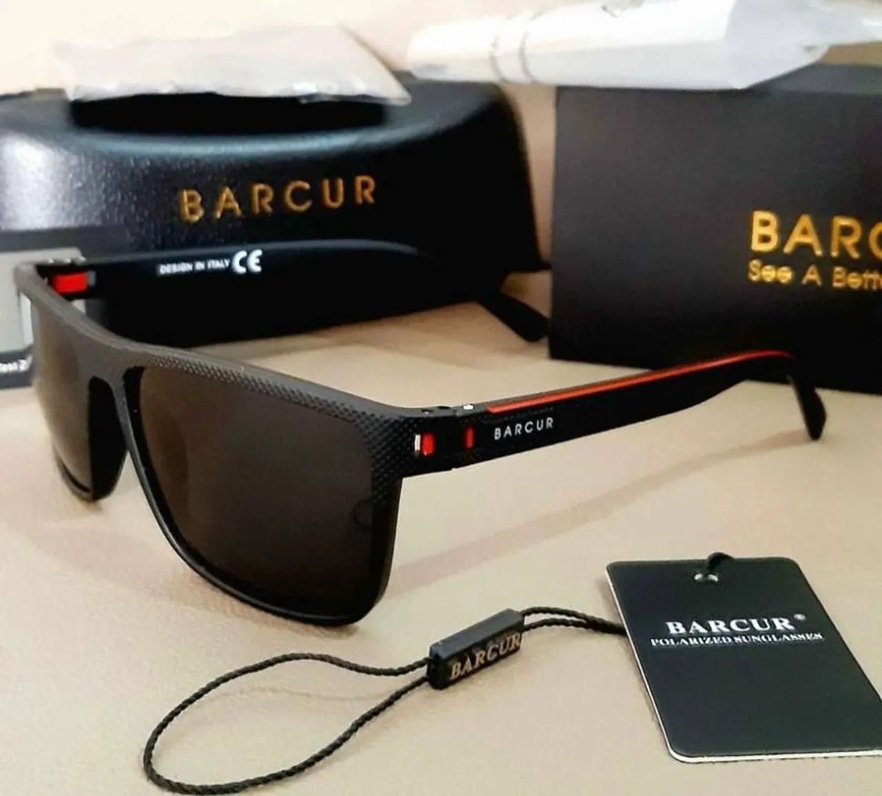 Óculos de sol Barcur original Lentes Polarizadas Uv400 - Foto 5