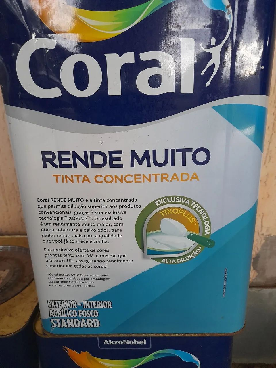 Tinta concentrada Coral - Rende Muito