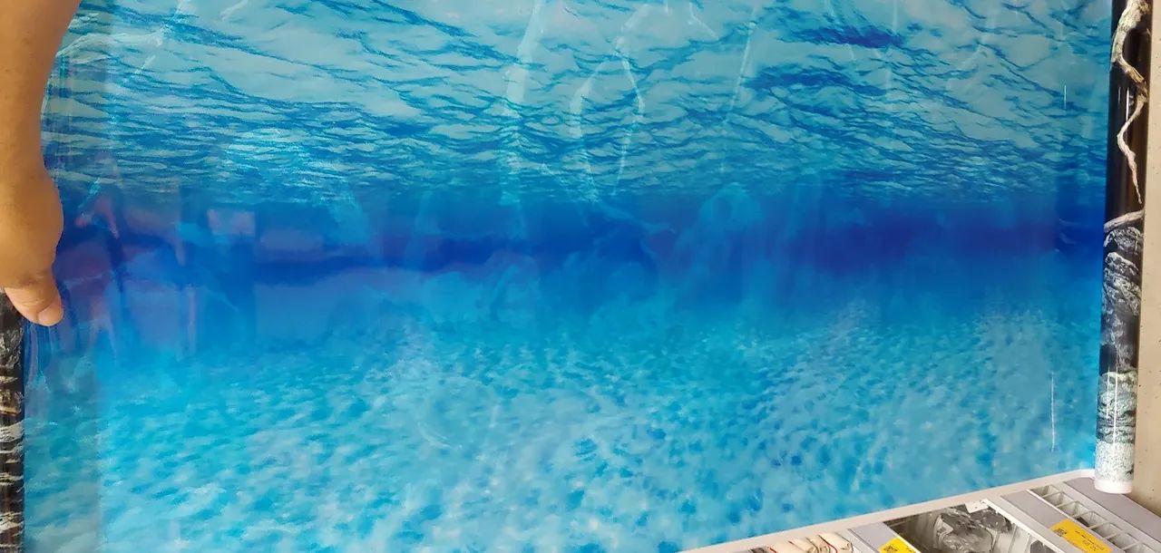 BACKGROUND PAINEL DUPLA FACE PARA FUNDO DE AQUÁRIOS 2M X 60CM NOVO 