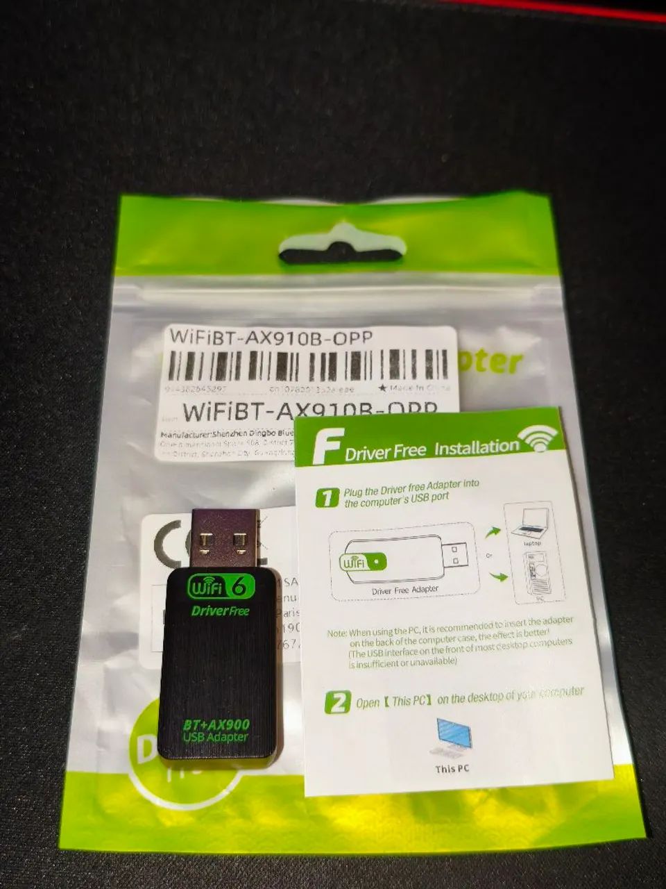 Adaptador Wi-fi 6 & Bluetooth 5.4 - Foto 4