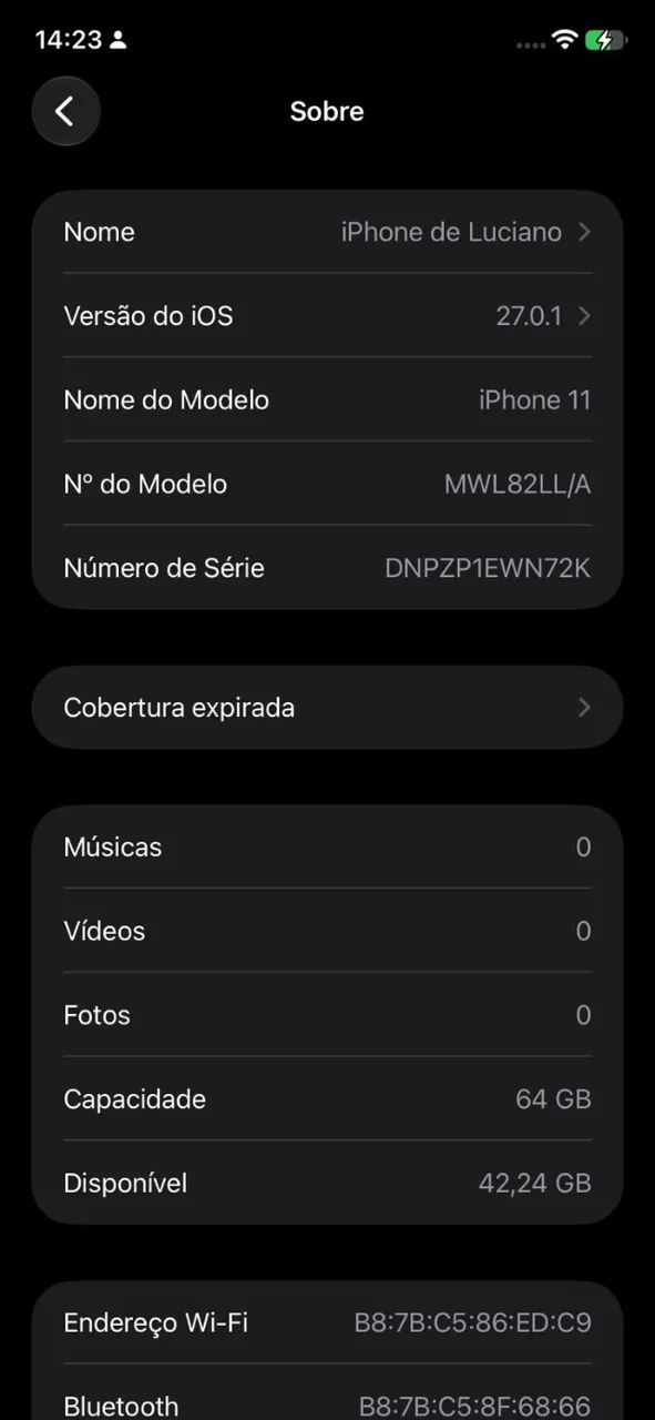 Iphone 11 - 64 GB - iOS 27 - Branco - Foto 3