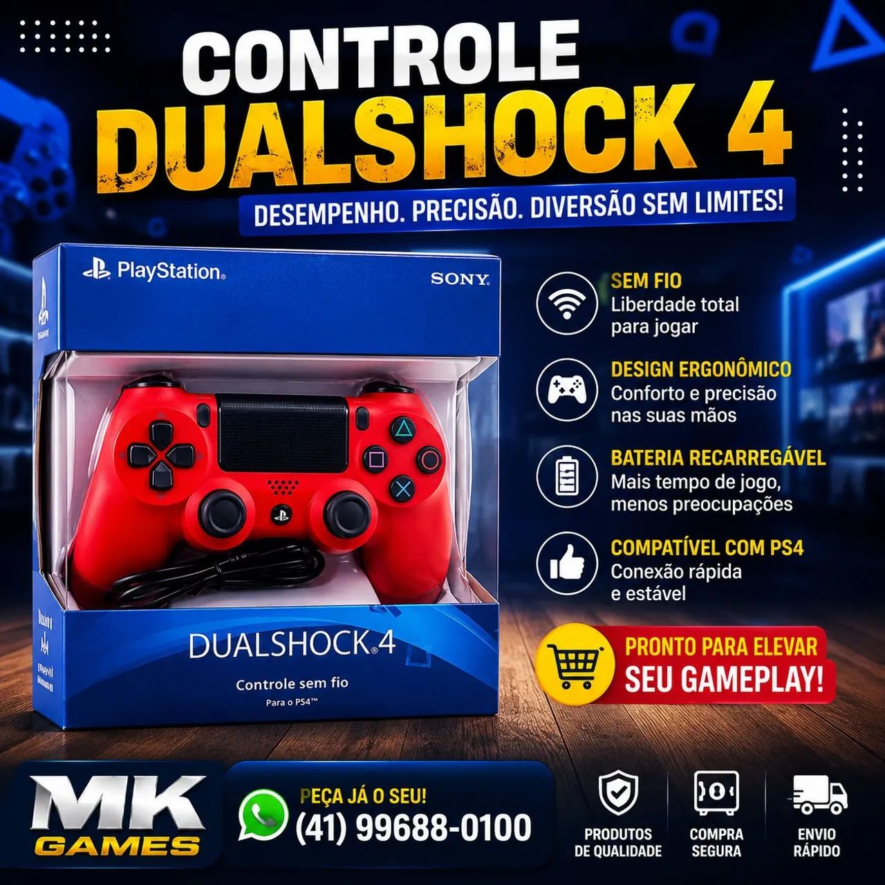 Controle ps4