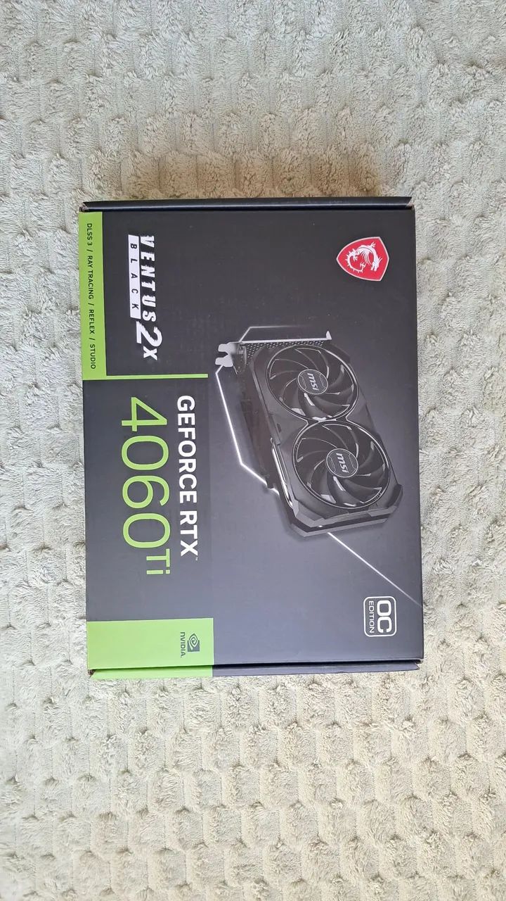 RTX 4060ti 8gb MSI - Placa de Vídeo 