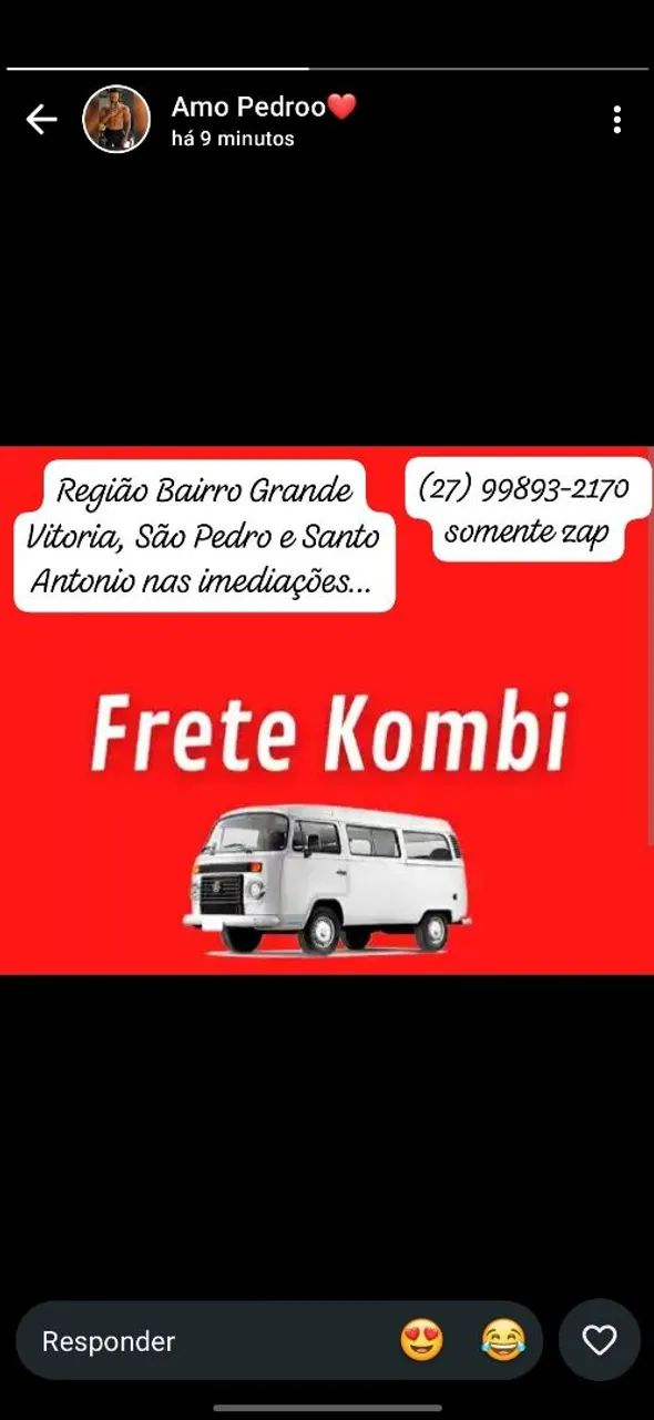 Faço pequenos fretes 