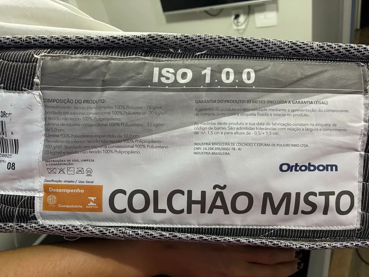 VENDO COLCHÃO CASAL ORTOBOM