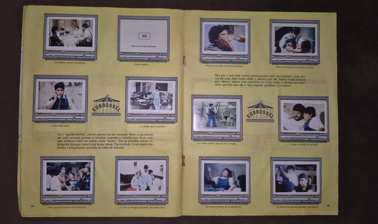 Album ilustrado carrossel original com 140 figurinhas de 144 - Foto 3