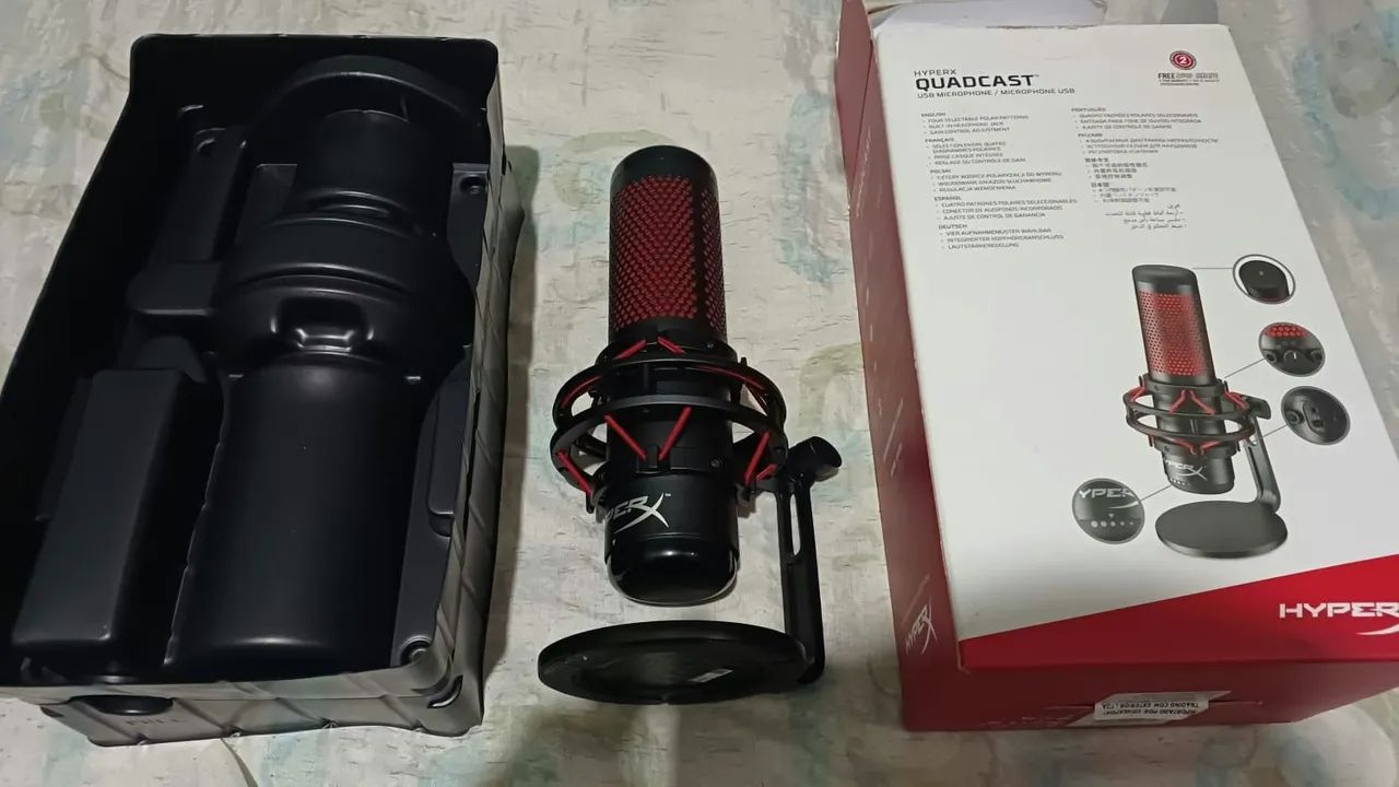 HyperX Quadcast - Microfone USB de alta qualidade - Foto 2