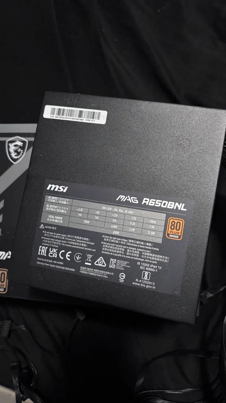 Fonte MSI MAG A650BN - Foto 2