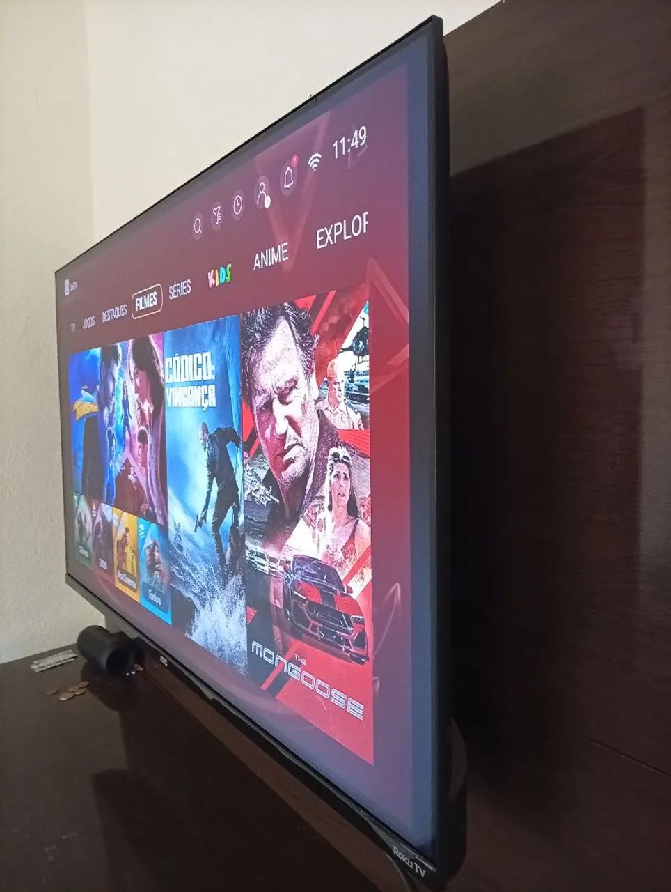 Tv smart 43 Full HD Dled semi Nova  - Foto 2