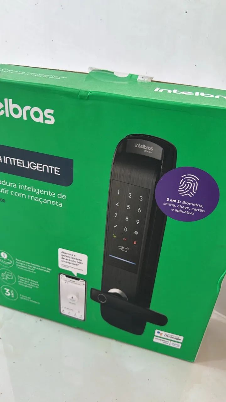 Fechadura eletrônica Intelbras 