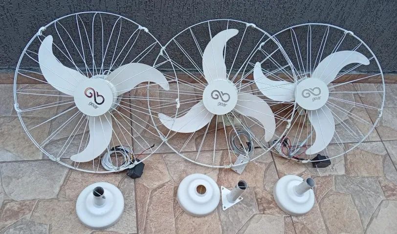 Ventilador de Parede 60 cm Branco Goar Bivolt