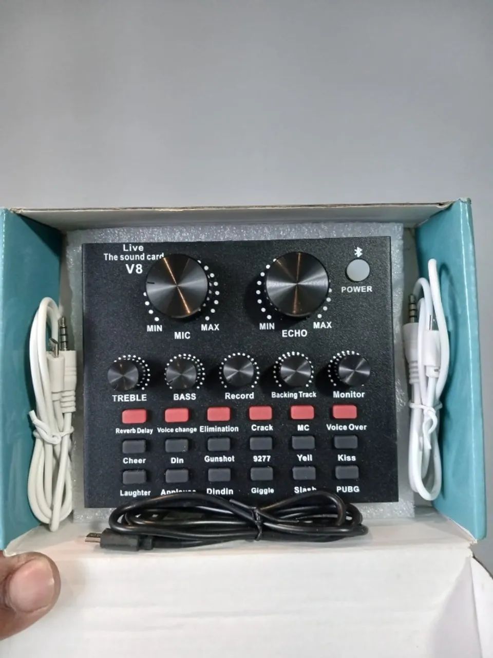 Placa de Som / Interface de Áudio V8 - Foto 4