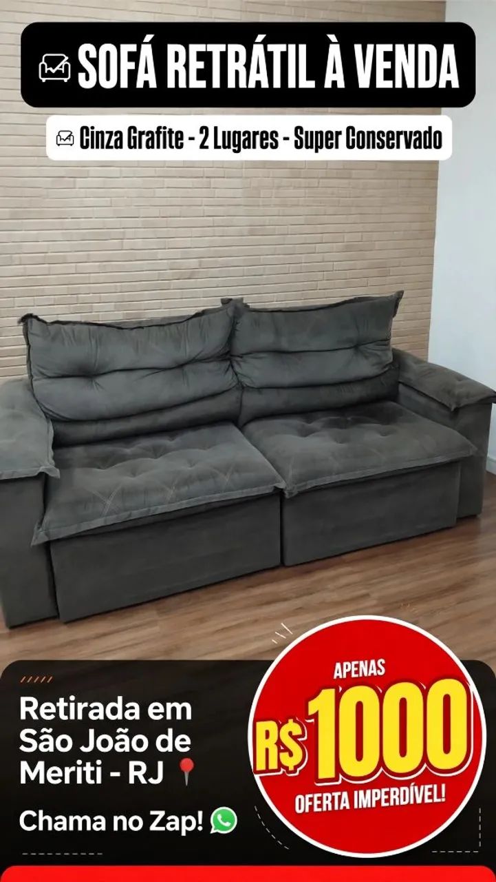 Sofá retrátil 2,5m - Foto 2