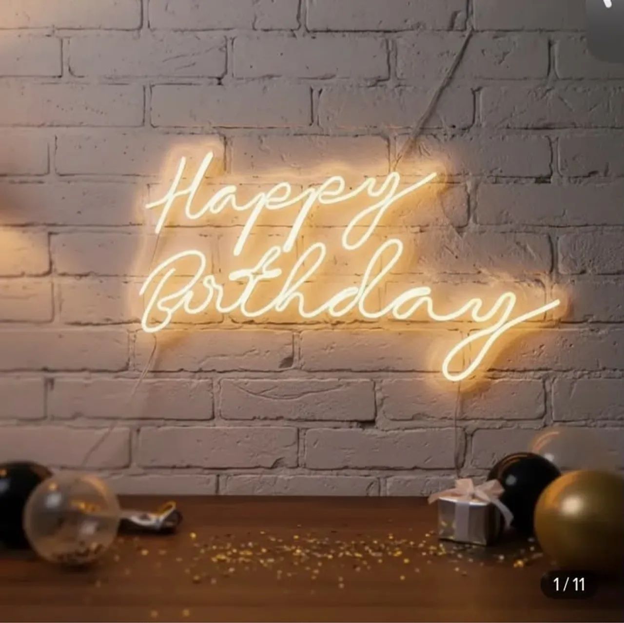 Led happy birthday