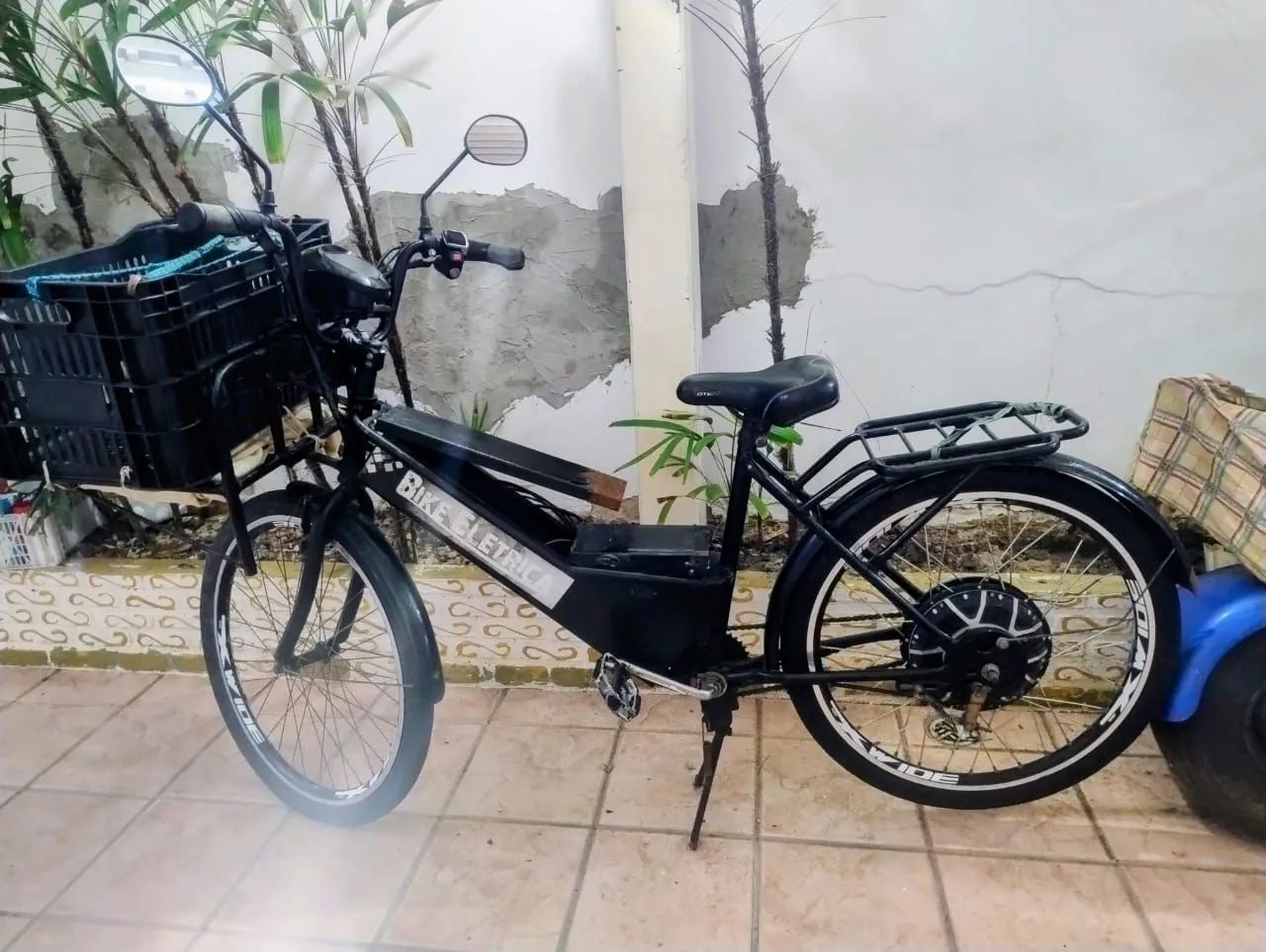 Bicicleta elétrica Cargo Duos 800w lítio 