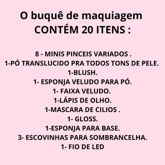 Buquê de Maquiagem LUXO Vermelho - Foto 4