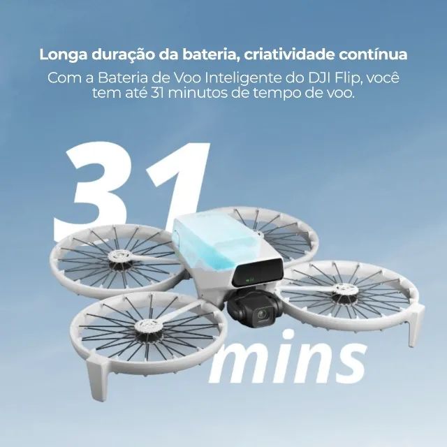Drone DJI Flip Fly More Combo (Com tela) - Foto 3