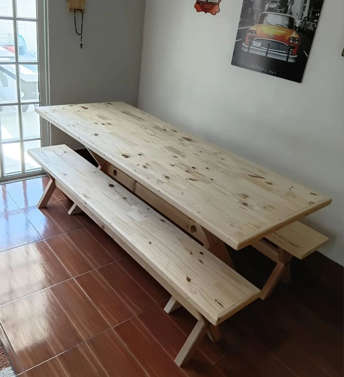 Mesa Rústica para Varandas Novas - Foto 3