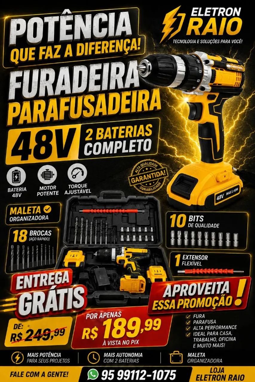 Parafusadeira 48 v
