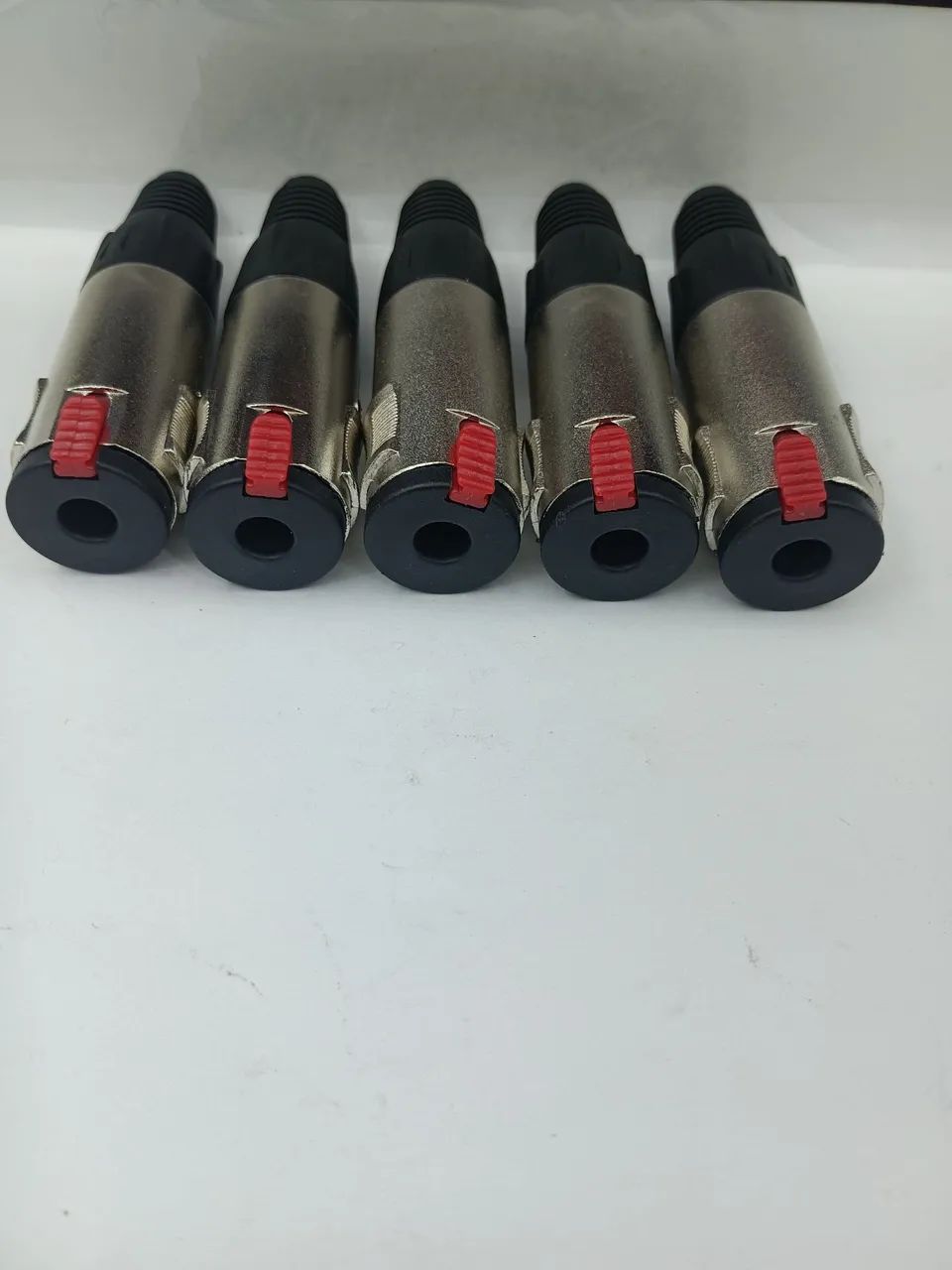 Kit com 5 plugs P10 Stereo fêmea  - Foto 2