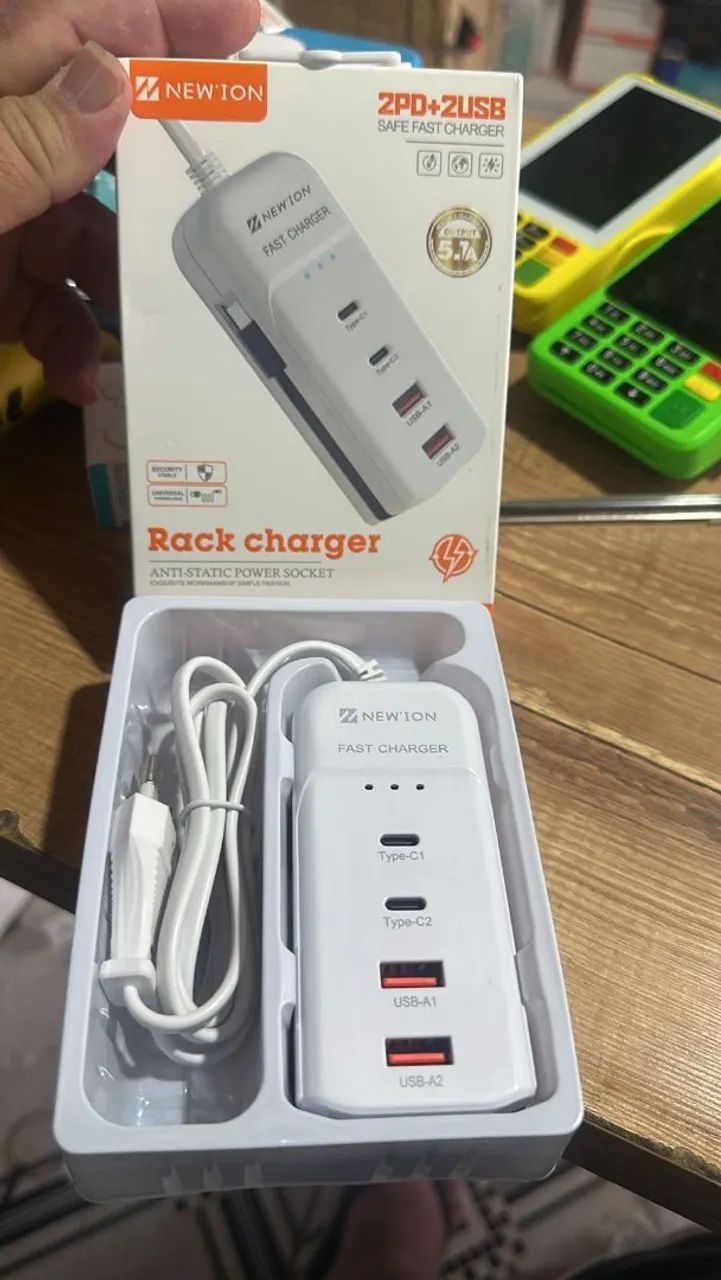 carregador de celular tipo C e USB  - Foto 2