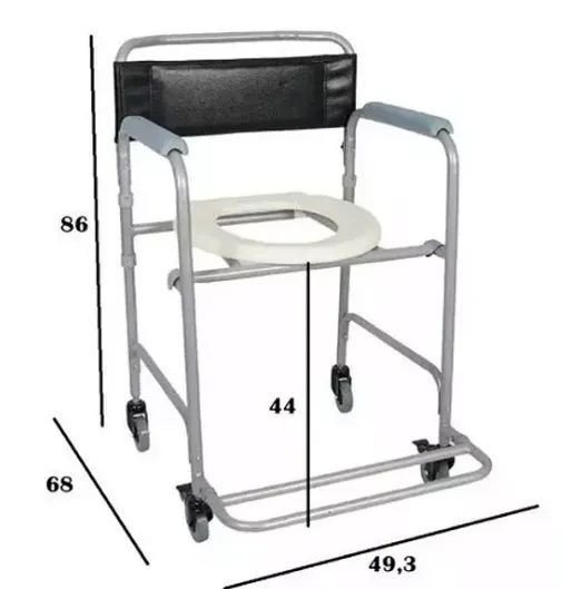 [NOVO] Cadeira de Rodas + Cadeira De Banho Higiênica (Entregamos + Garantia!) NOVOS - Foto 3