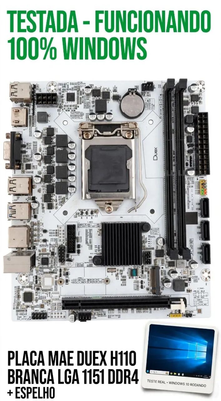 Placa Mãe Durex 1151 DDR4 M.2