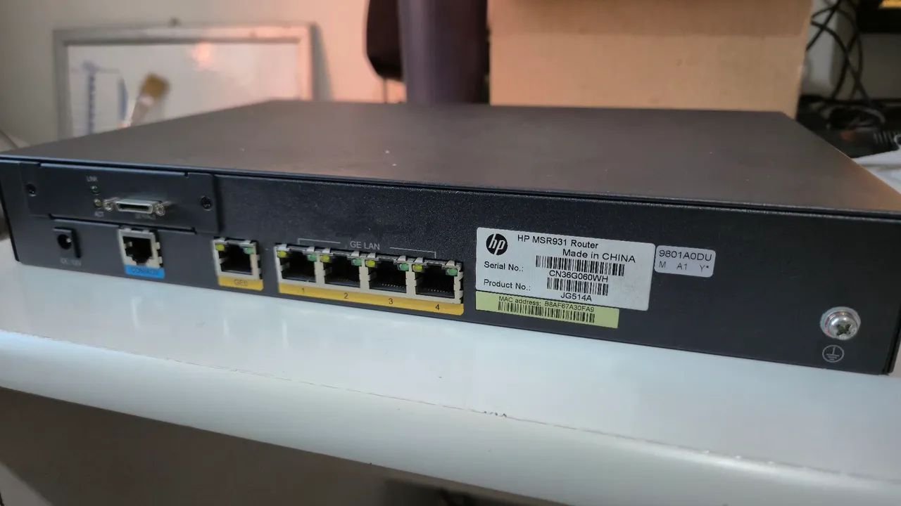 Roteador HP MSR931 JG514A - Foto 4