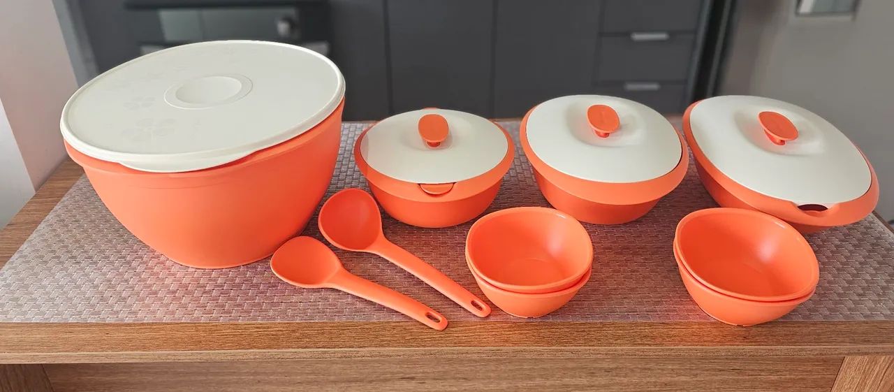 KIT TUPPERWARE ORIGINAL 10L - NUNCA USADO - OPORTUNIDADE! - Foto 2