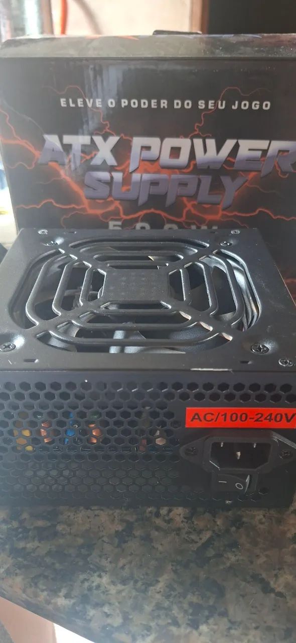 Fonte KTROK 500W 80 Plus Bronze - Pouco Uso - Funcionando Perfeitamente - Foto 3